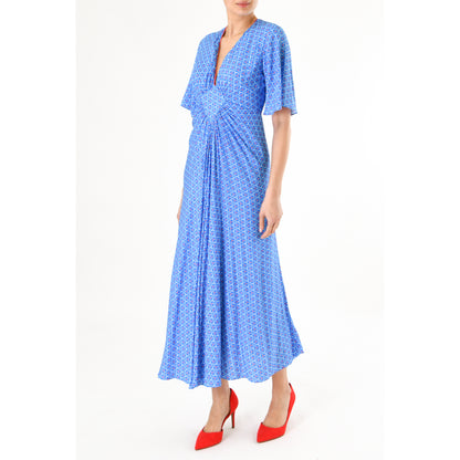 MIDI JESSIE DRESS | SPINNING PRINT