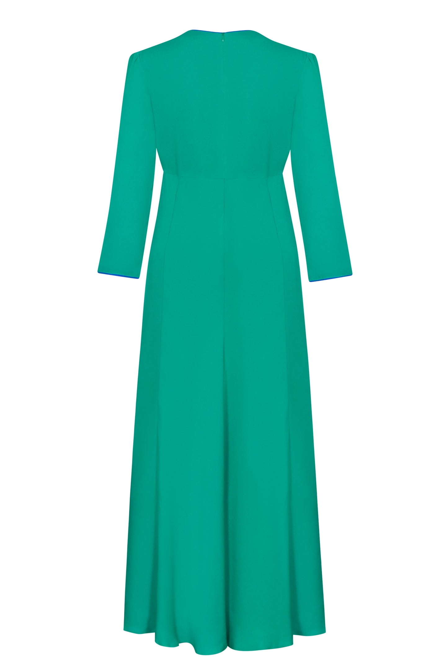JESSIE DRESS | BRIGHT GREEN SILK GEORGETTE