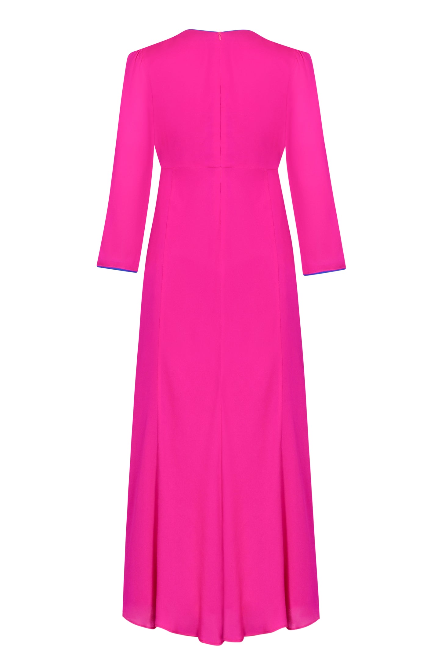 JESSIE DRESS | HOT PINK SILK GEORGETTE