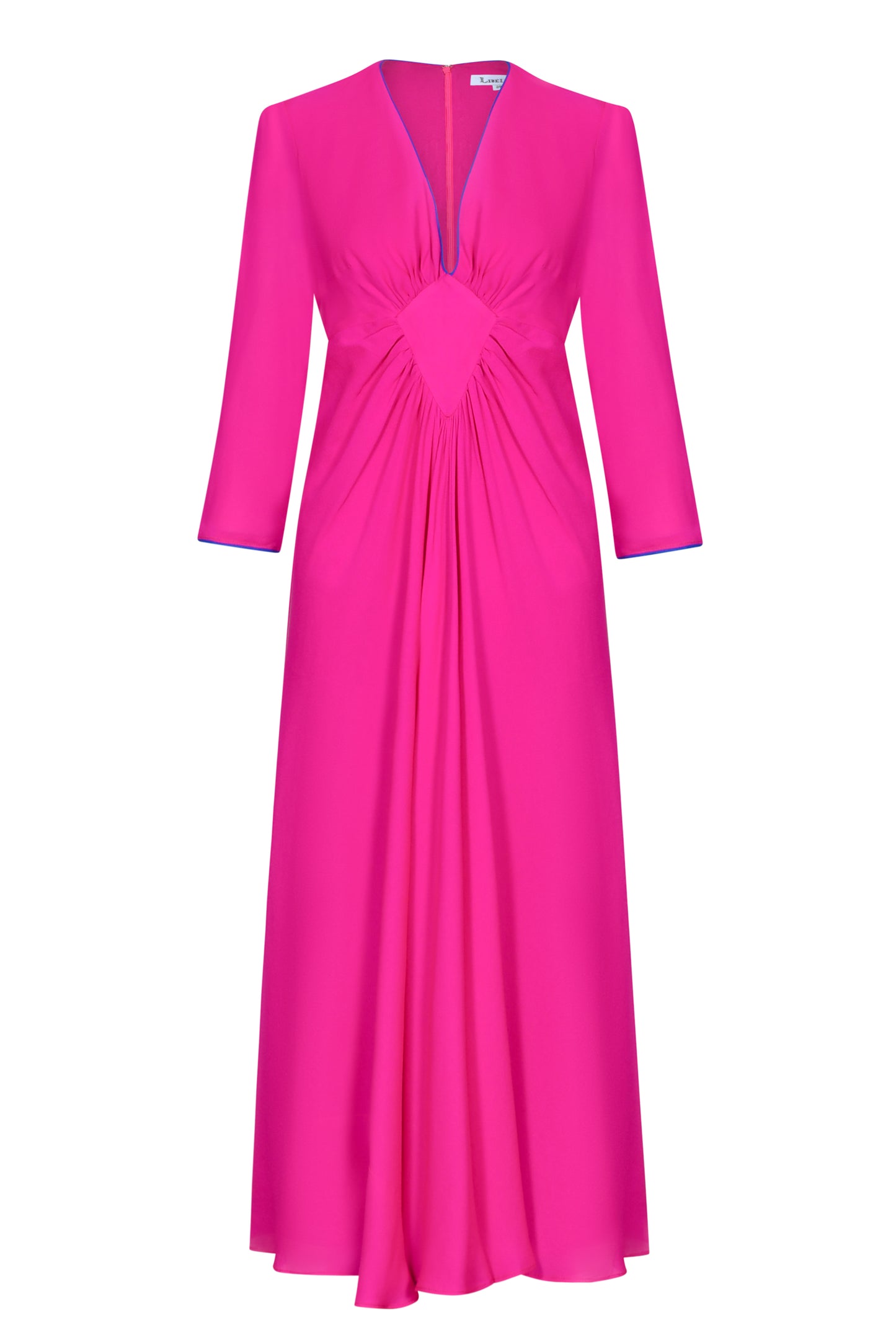 JESSIE DRESS | HOT PINK SILK GEORGETTE
