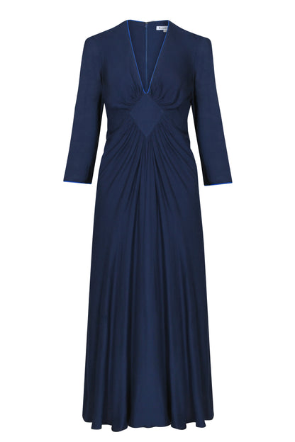 JESSIE DRESS | NAVY RAYON