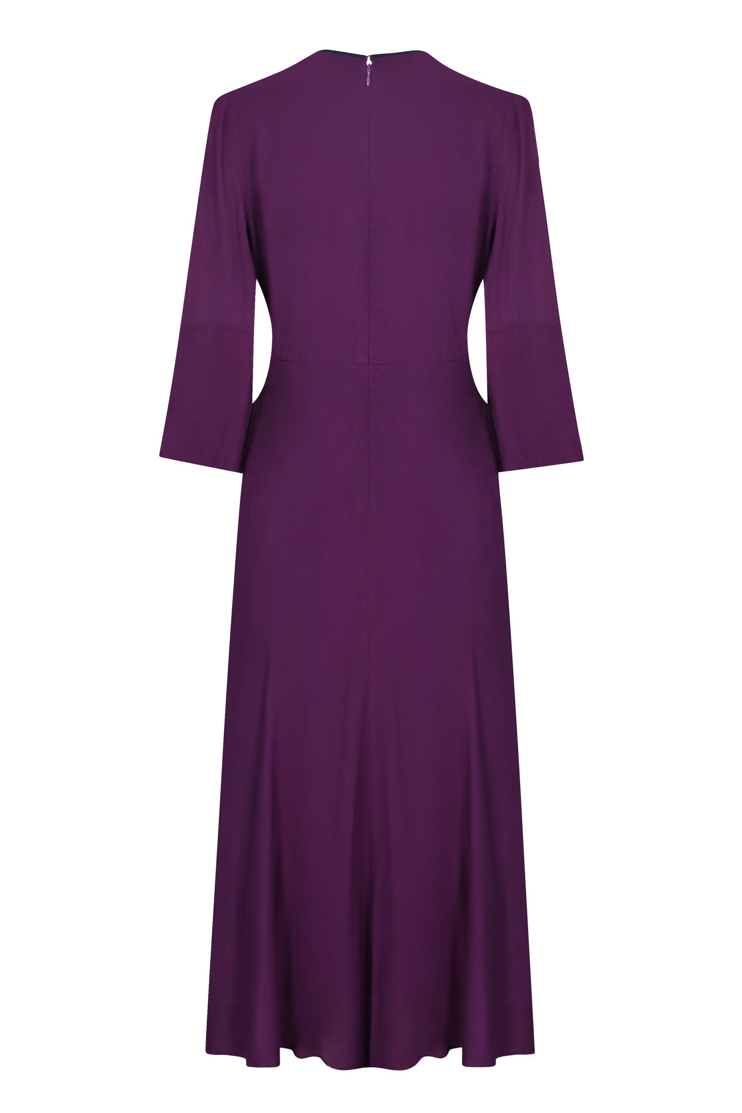 JESSIE DRESS | AUBERGINE RAYON