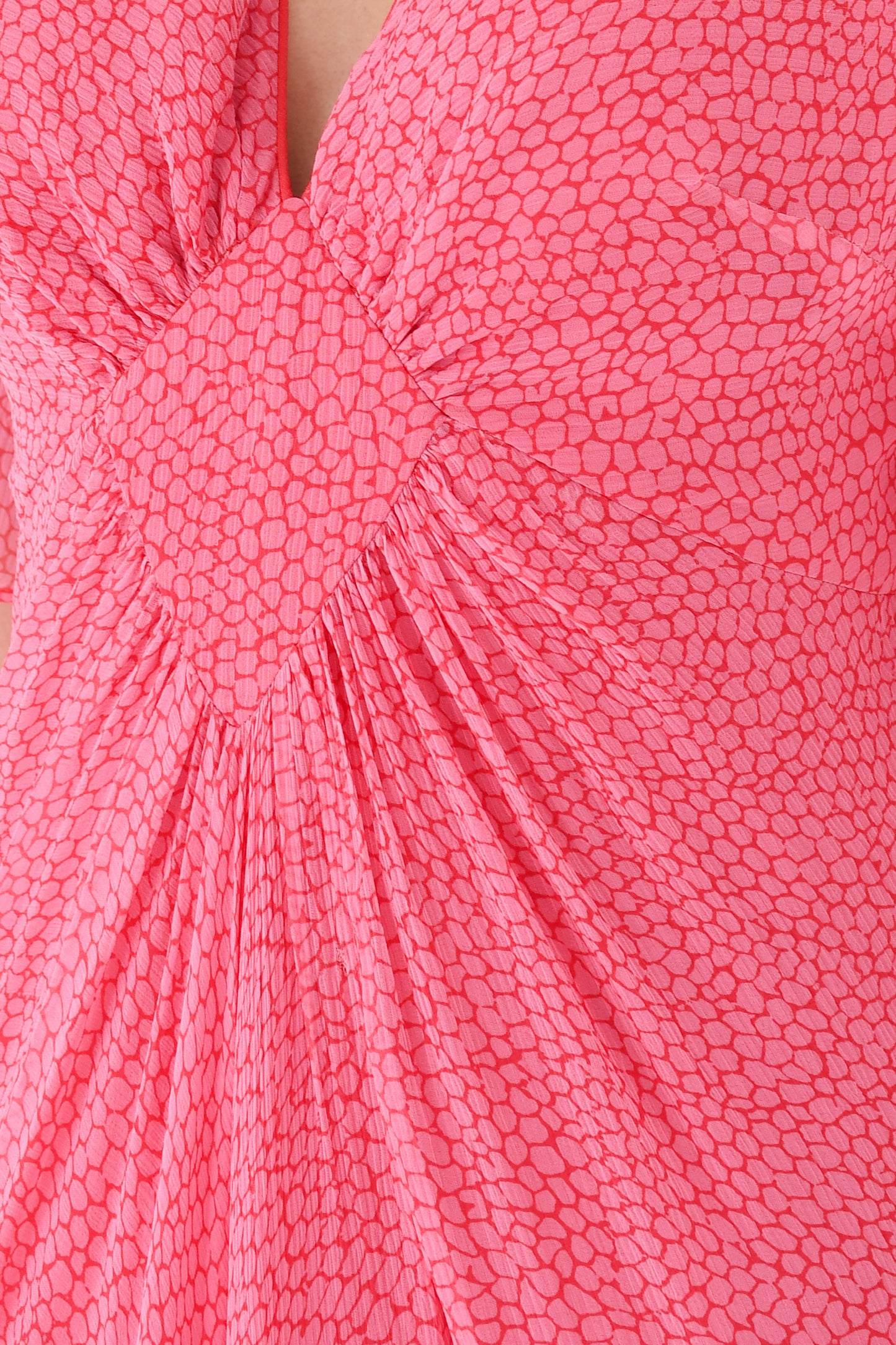 JESSIE DRESS | ORGANIC PRINT SALMON