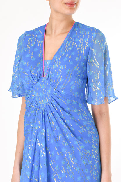JESSIE DRESS | MOROCCAN STAR PRINTED SILK