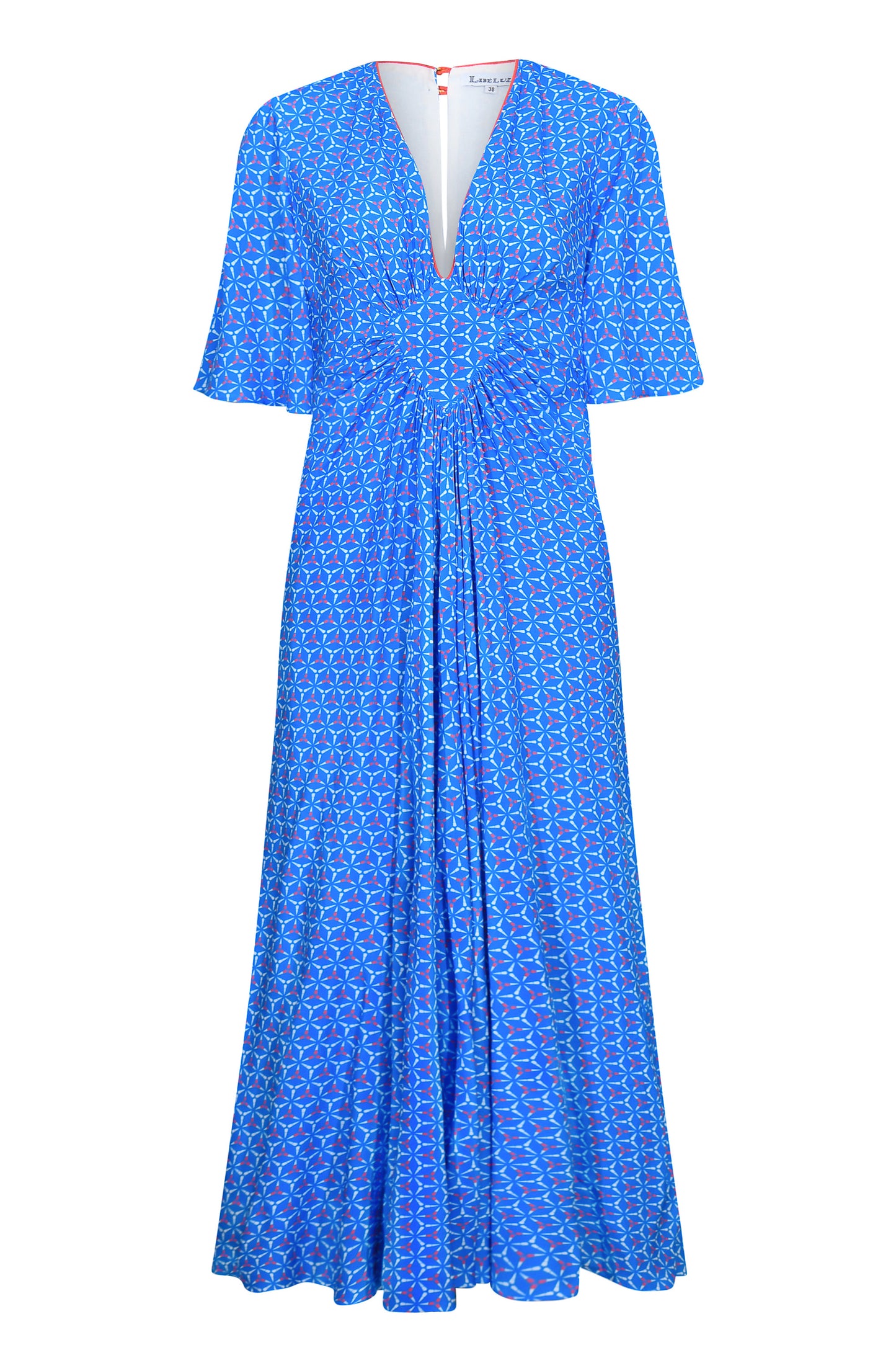 MIDI JESSIE DRESS | SPINNING PRINT