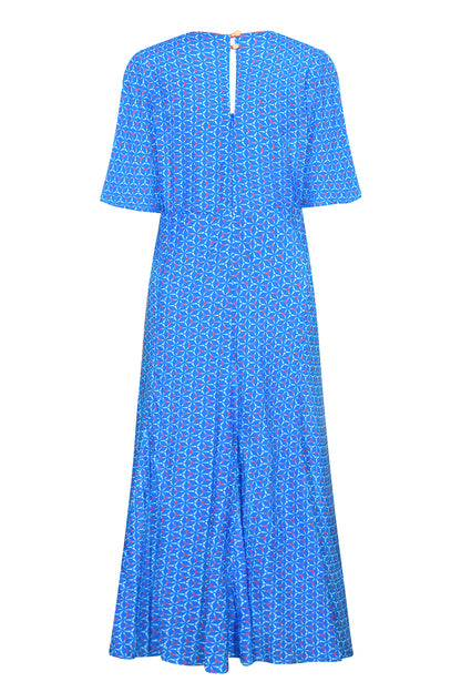 MIDI JESSIE DRESS | SPINNING PRINT