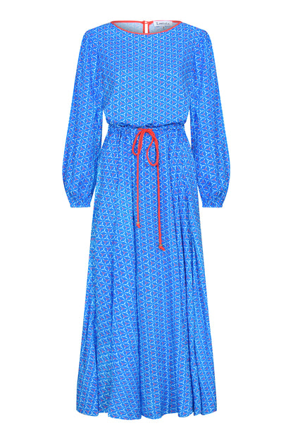 MIDI JOJO DRESS | SPINNING PRINT