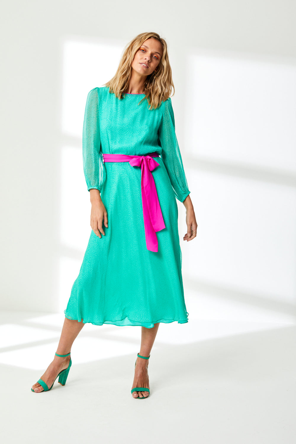 MIDI JOJO DRESS | ORGANIC PRINT