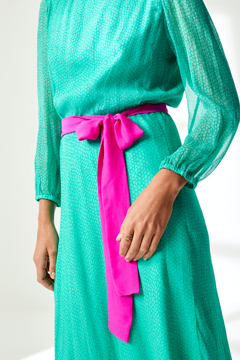 MIDI JOJO DRESS | ORGANIC PRINT