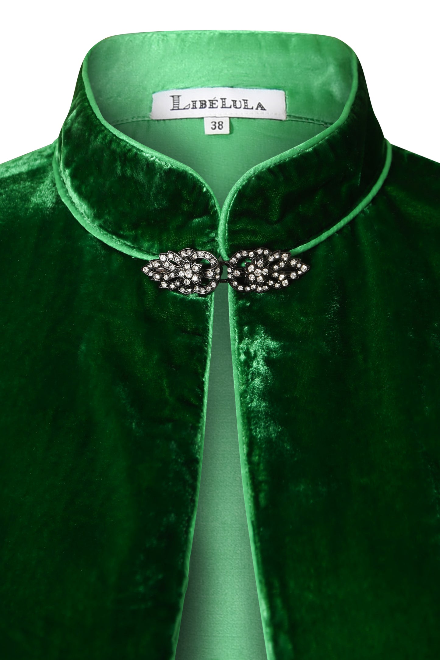 LAURA JACKET | GREEN VELVET