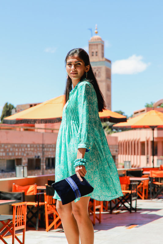 ISLA SHIRT DRESS | FLUTTER PRINT