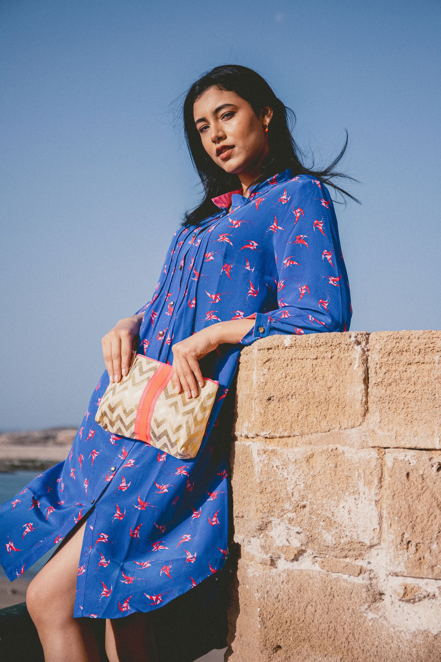 CHINKY DRESS | LOVEBIRDS PRINT