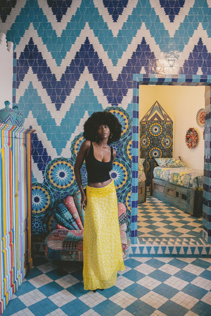 SOPHIA SKIRT | MOROCCAN STAR PRINT