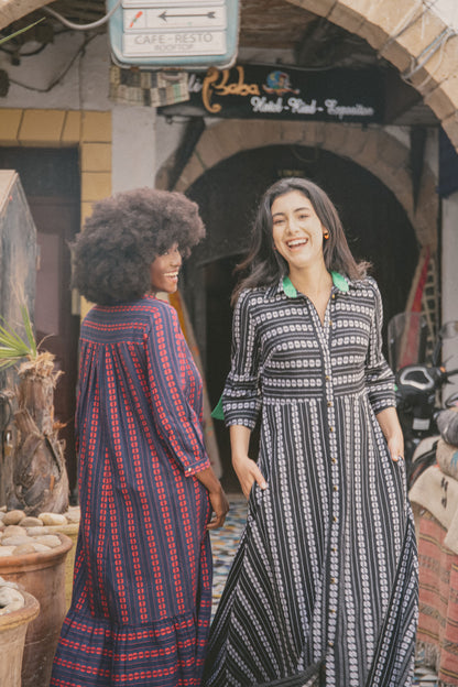 MAXI LUCINDA DRESS | EMBROIDERED COTTON
