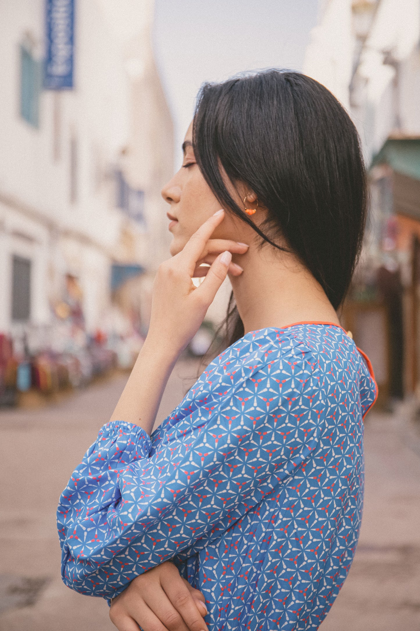 MIDI JOJO DRESS | SPINNING PRINT