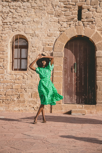 BLAZE DRESS | LOVEBIRDS PRINT