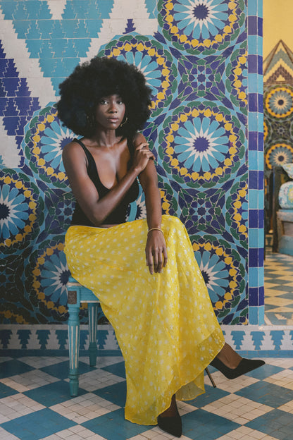 SOPHIA SKIRT | MOROCCAN STAR PRINT