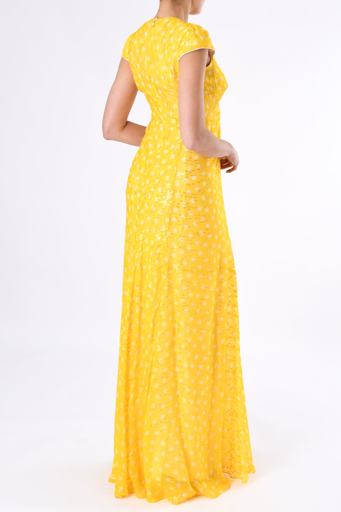 LONG JESSIE DRESS | MOROCCAN STAR PRINT