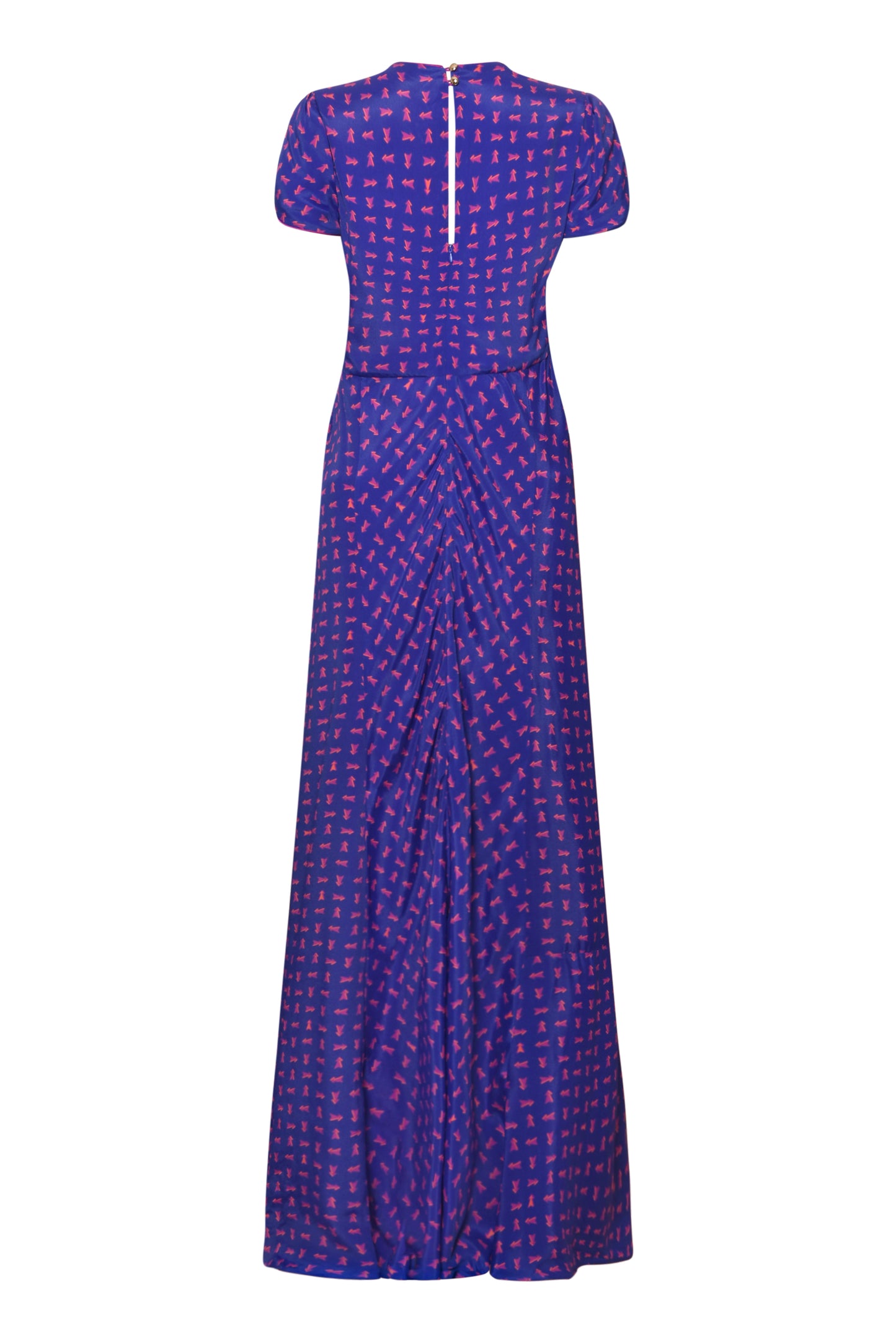 LONG JESSIE DRESS | ARROW PRINT SILK CREPE