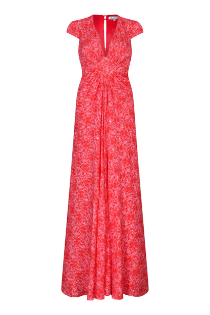 LONG JESSIE DRESS | FLUTTER PRINT