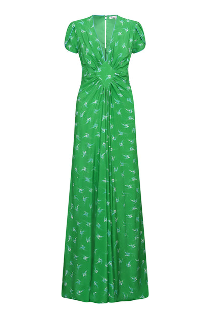 Libelula Long Jessie Dress with pleated skirt and diamond waist