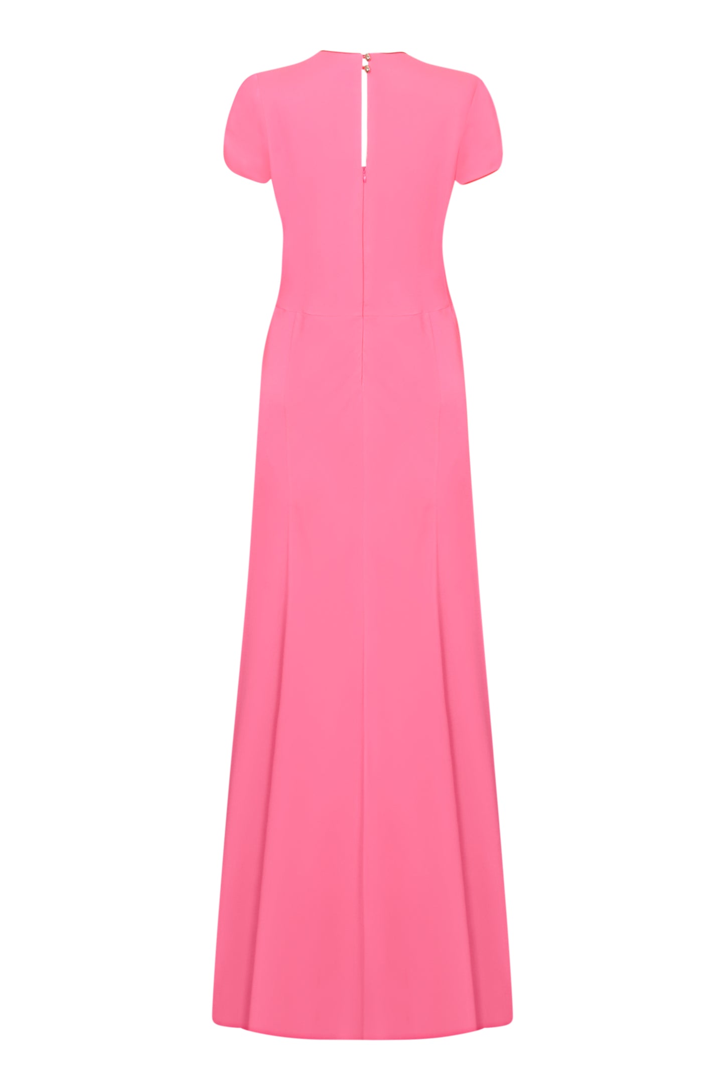 LONG JESSIE DRESS | PARTY PINK SILK
