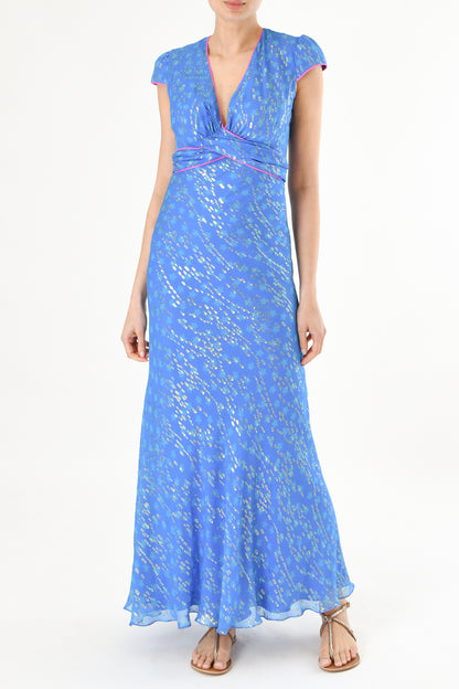 LONG MILLIE DRESS | MOROCCAN STAR PRINT