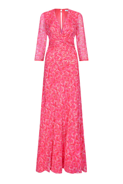 LONG MILLIE DRESS | AWAKENING PRINT