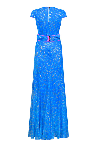 LONG MILLIE DRESS | MOROCCAN STAR PRINT