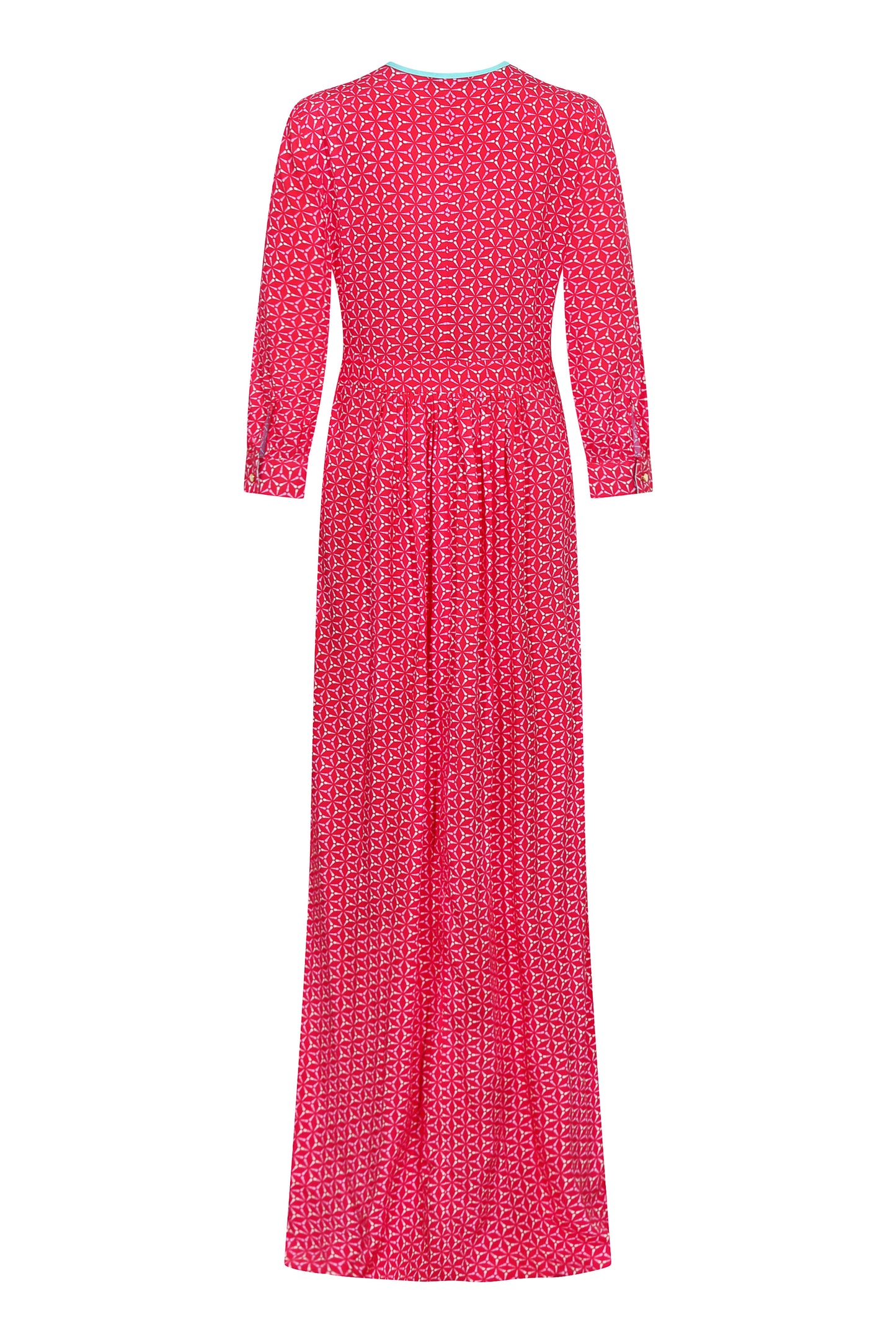 LONG STANLEY DRESS | SPINNING PRINT