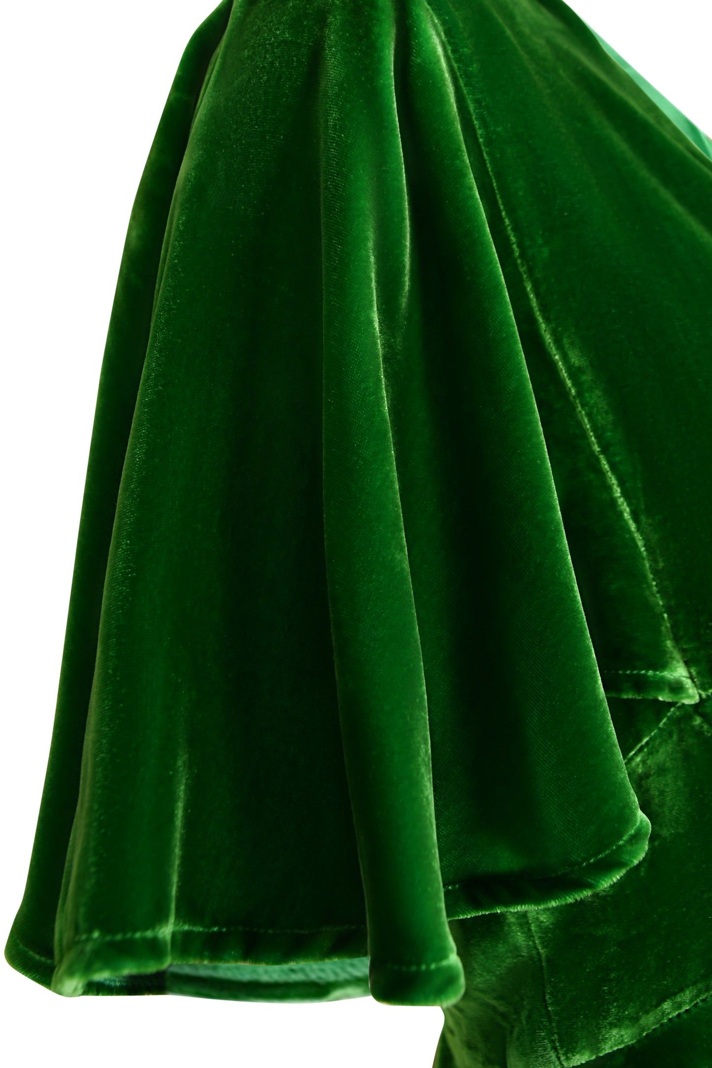 LONG TAMMIM DRESS | GREEN VELVET