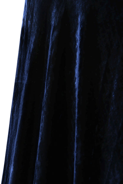 LONG TAMMIM DRESS | NAVY VELVET