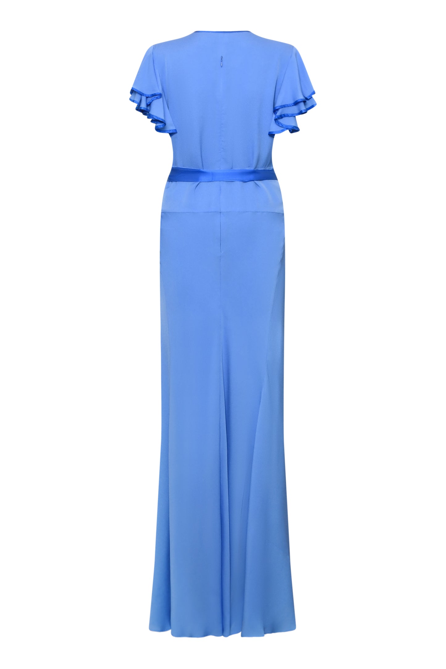 LONG WILLOW DRESS | POWDERY BLUE SILK GEORGETTE