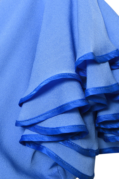 LONG WILLOW DRESS | POWDERY BLUE SILK GEORGETTE