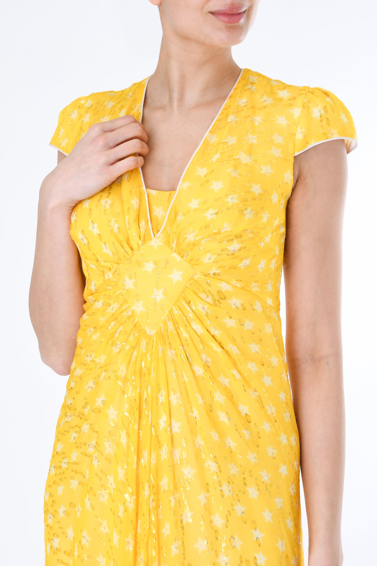 LONG JESSIE DRESS | MOROCCAN STAR PRINT