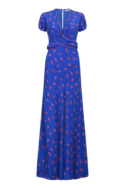LONG MILLIE DRESS | LOVEBIRDS PRINT