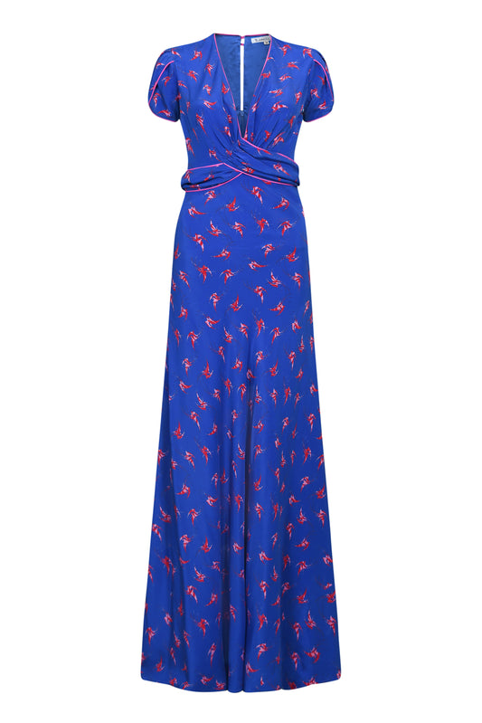 LONG MILLIE DRESS | LOVEBIRDS PRINT