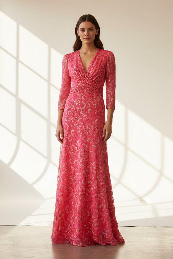 LONG MILLIE DRESS | AWAKENING PRINT