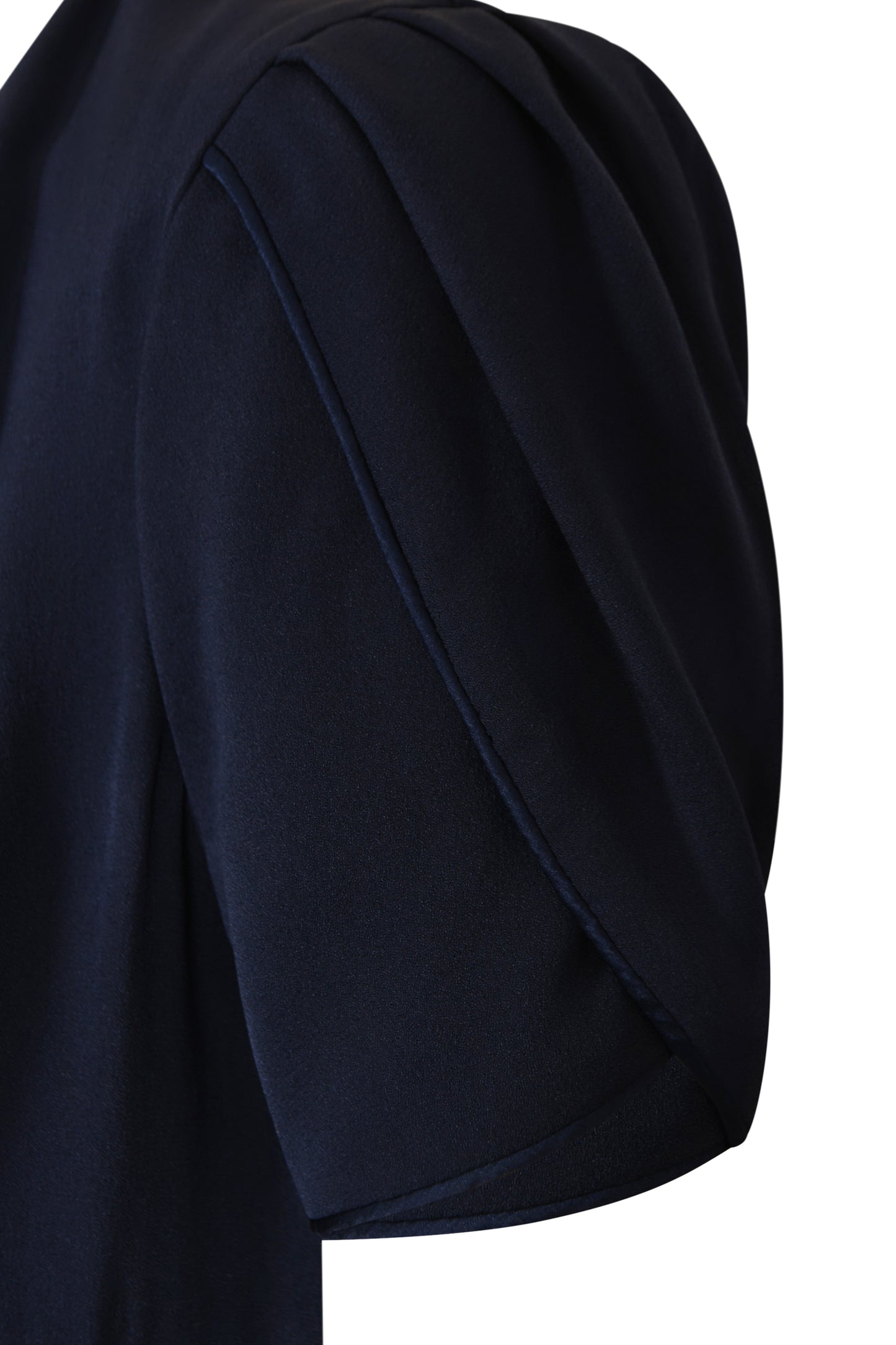 LONG MILLIE DRESS | NAVY VELVET & GEORGETTE