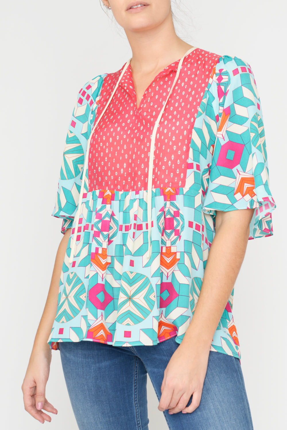 LULA TOP | TROPICAL PRINT