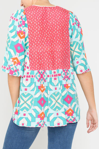 LULA TOP | TROPICAL PRINT