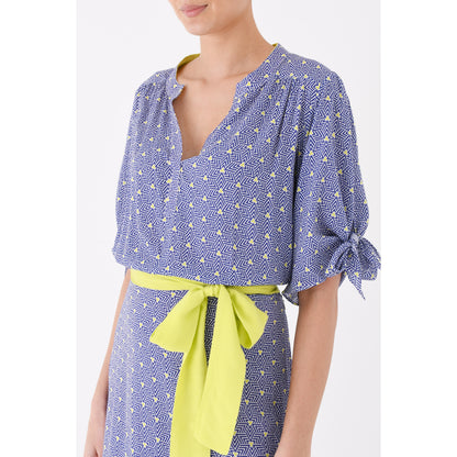 MARNIE DRESS | STRIPY TRIANGLE PRINT
