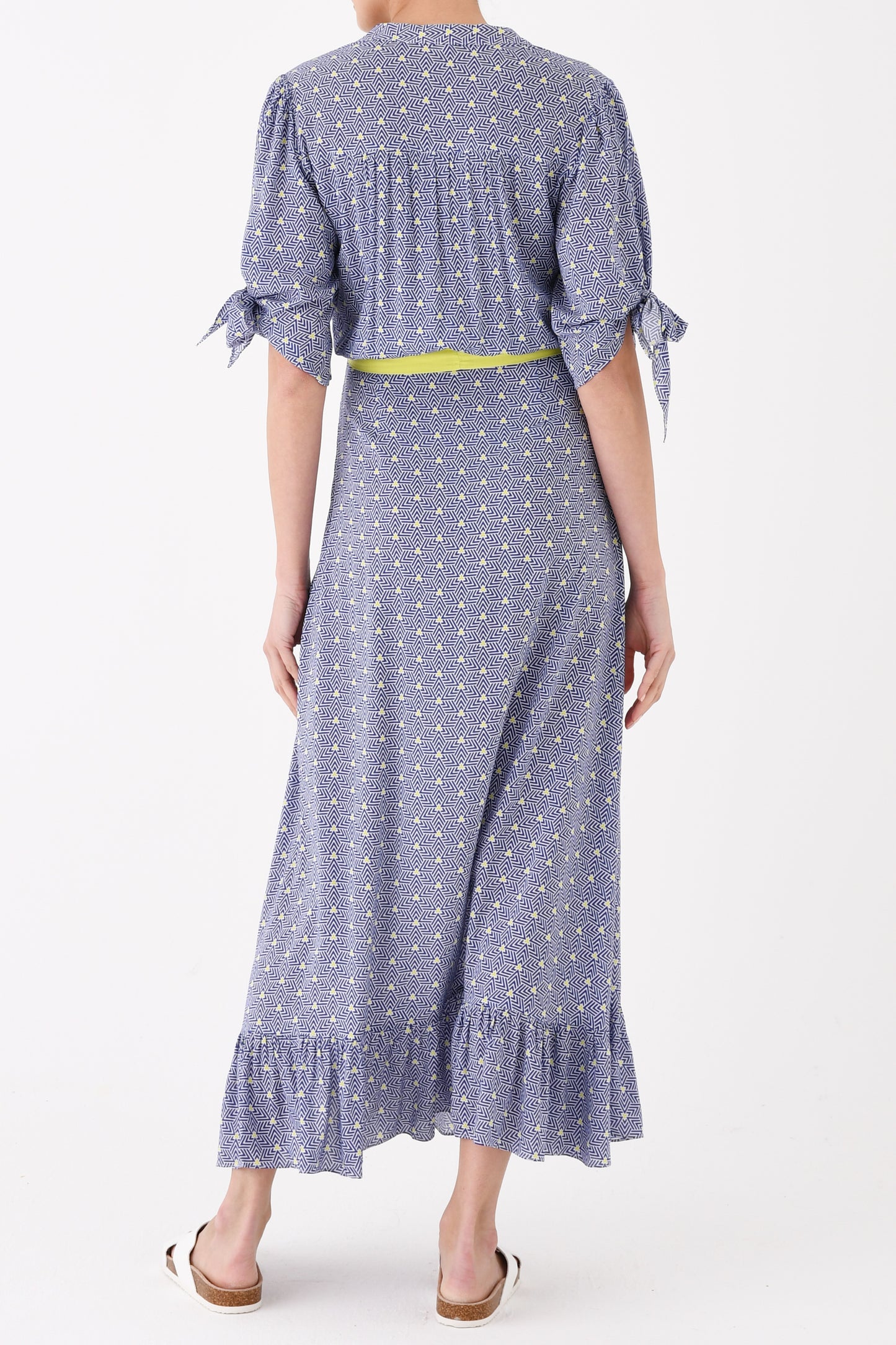 MARNIE DRESS | STRIPY TRIANGLE PRINT