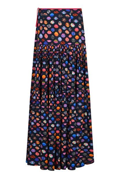 MAXI EMMA SKIRT | LIPS PRINT