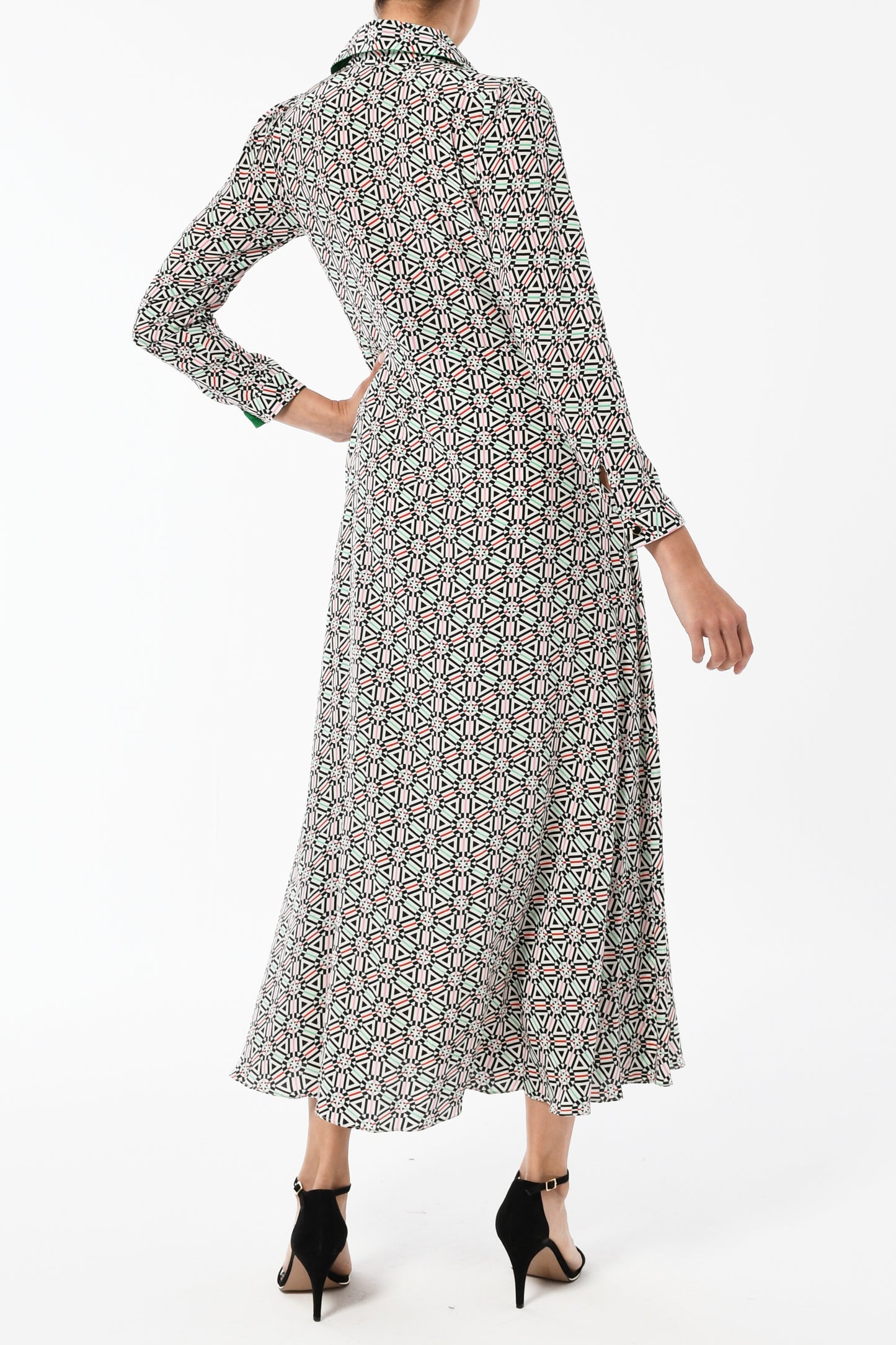 MAXI LUCINDA SHIRT DRESS | COGILE PRINT