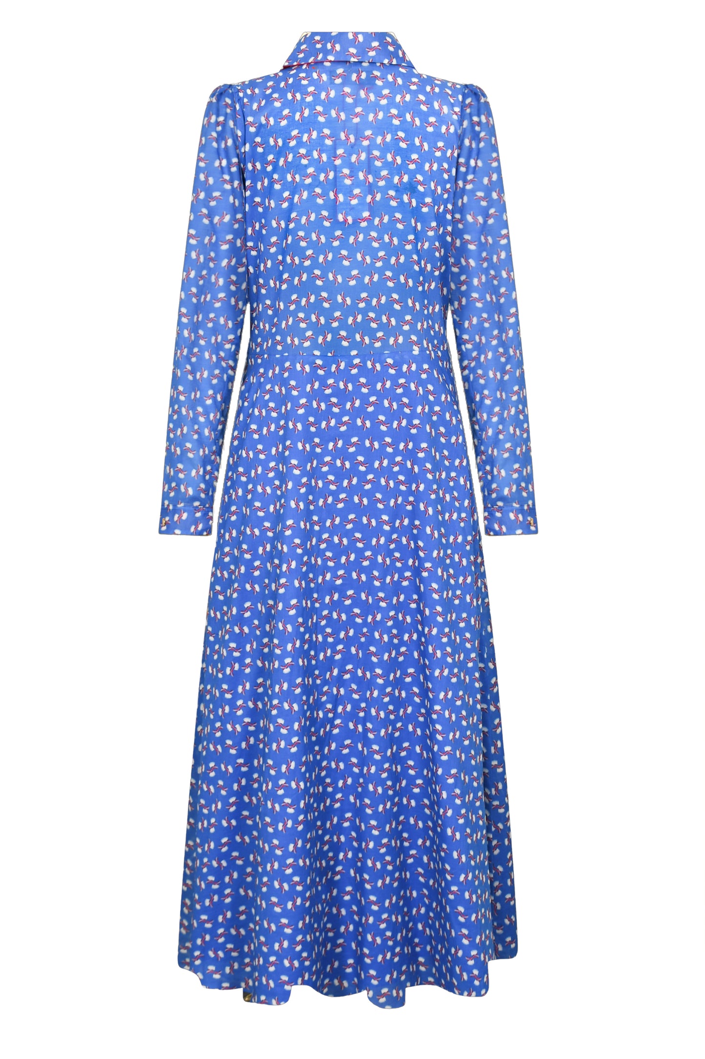 MIDI LUCINDA SHIRT DRESS | MINI HIAWATHA PRINT