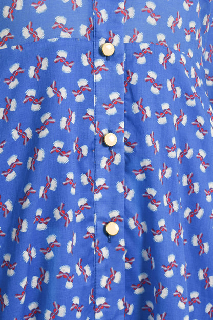 MIDI LUCINDA SHIRT DRESS | MINI HIAWATHA PRINT