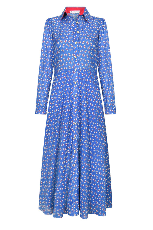 MIDI LUCINDA SHIRT DRESS | MINI HIAWATHA PRINT
