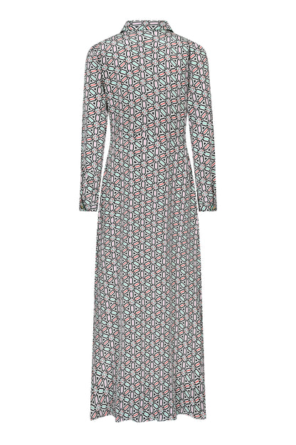 MAXI LUCINDA SHIRT DRESS | COGILE PRINT