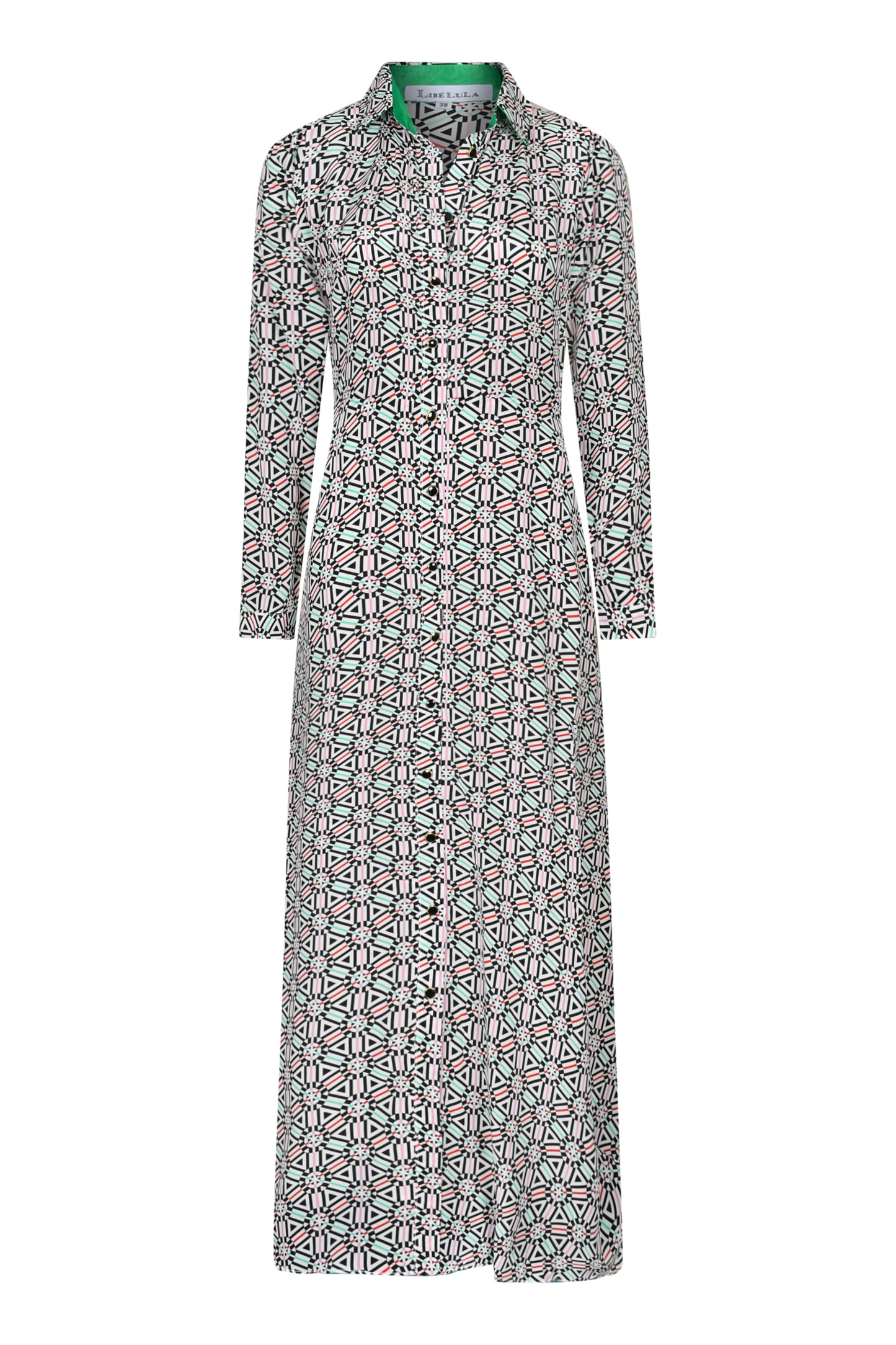 MAXI LUCINDA SHIRT DRESS | COGILE PRINT